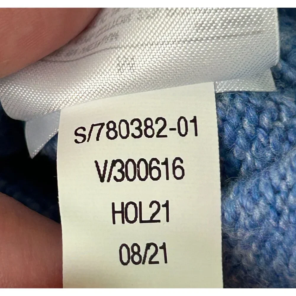 Banana Republic Sweater Mens Size M Blue V Neck‎ Hi Low Hem Pullover NWT